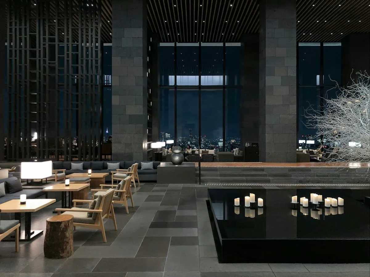 Restaurantinteriør med nordisk design